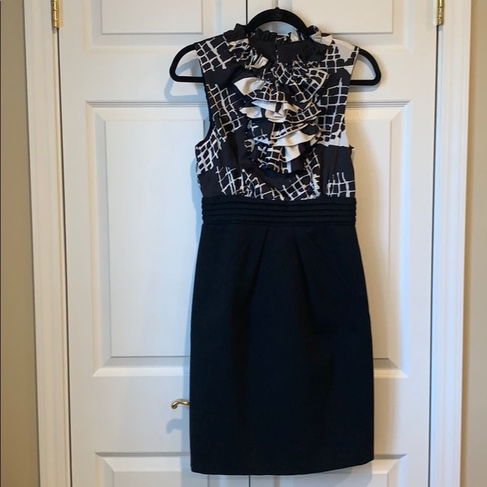 Black & White Ruffle dress Max and Cleo